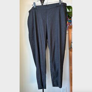 J. Jill Black Linen-Blend Stretch Pant - Size XL